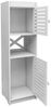 JEOBEST Badkommode Badezimmerschrank, Badschrank, schmales Badregal, (1-St, Badregal), Schmal mit 2 Tür, 22x20x75 cm Bild 3