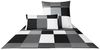 JOOP! Satin Bettwäsche Plaza Squares 4051-0 Kariert Grau Weiß 135x200 Bild 4