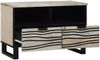 TV Schrank, TV-Einheiten mit Schubladen Weiß 70x33x46 cm Holzwerkstoff Bild 2