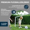 Hudora 'Advanced 180' Fußballtor, Stahlrohrrahmen weiß, 180x120 cm Bild 3