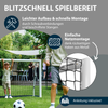 Hudora 'Advanced 180' Fußballtor, Stahlrohrrahmen weiß, 180x120 cm Bild 5