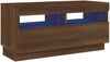 vidaXL TV-Schrank mit LED-Leuchten Braun Eichen-Optik 80x35x40 cm 815725 Bild 2