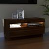 vidaXL TV-Schrank mit LED-Leuchten Braun Eichen-Optik 80x35x40 cm 815725 Bild 5
