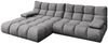 KAWOLA Sofa VIVIEN Ecksofa Velvet stone Longchair links 85 x 178 x 290 cm Bild 3