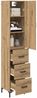 vidaXL Highboard Artisan-Eiche 69,5 x 34 x 180 cm Holzwerkstoff 3416001 Bild 3