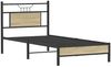 vidaXL Bettgestell ohne Matratze Sonoma-Eiche 75x190 cm Holzwerkstoff 4106934 Bild 5