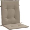 vidaXL Gartenstuhlauflagen für Niedriglehner 2 Stk. Taupe 100x50x3 cm 47562 Bild 5