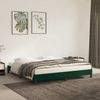 Doppelbett, Bettgestell Modernen ohne Matratze Dunkelgrün 160x200 cm Samt d2384e Bild 2