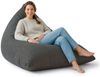 Lumaland 'Interior Line' Sitzsack, Dreieckig, Dunkelgrau, 150 x 100 x 100 cm, 370 l Bild 3