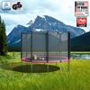 KINETIC SPORTS Trampolin Outdoor 'Salto Plus' - Komplett-Set für Kinder, USA Sprungtuch, Netz, Randpolster, Leiter, Pink-2, Ø 305 cm Bild 2