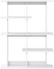 vidaXL Wandregal Weiß 102 x 20 x 130 cm Holzwerkstoff 8012052 Bild 3