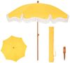 PHI VILLA Sonnenschirm, ideal für Strand- und Gartenaktivitäten, Stabiler Sonnenschirme für Sand mit Neigepfosten UV-Schutz 50+ Bild 5