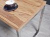 Schreibtisch GUNA Massivholz Akazie, Computertisch 120x60 cm aus echtem Holz, Laptoptisch im Landhaus-Stil, Konsolen-Tisch mit Metallbeinen, Arbeitstisch dunkel-braun für Büro Bild 5