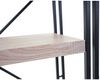 Bücherregal HWC-A27, Standregal Wohnregal, 165x80cm 3D-Struktur 5 Ebenen ~ Eiche-Optik Bild 4