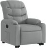 vidaXL Relaxsessel mit Aufstehhilfe Elektrisch Hellgrau Stoff 3206663 Bild 4
