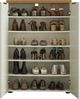 XORA 'IDEA' Schuhkommode, Holznachbildung weiß, 80 x 115 x 34 cm, für ca 18 Paar Schuhe Bild 2