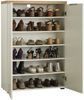 XORA 'IDEA' Schuhkommode, Holznachbildung weiß, 80 x 115 x 34 cm, für ca 18 Paar Schuhe Bild 4