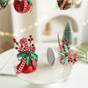 ABC Weihnachtsdekoration, für Weihnachten, mehrfarbig, Textil, 8 x 15 x 8 cm Bild 5