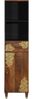 vidaXL Badezimmerschrank Honigbraun 38 x 33 x 160 cm Massivholz Mango 4018758 Bild 3