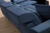 Ecksofa, 'Frido', 92 x 190 x 304, Marineblau Bild 4