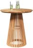 Gartentisch, Beistelltisch, Balkontisch Braun 70 x 70 x 75 cm Massivholz Teak Bild 3