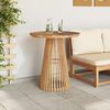 Gartentisch, Beistelltisch, Balkontisch Braun 70 x 70 x 75 cm Massivholz Teak Bild 4