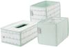 roba Pflegeorganizer-Set 'Happy Cloud' - 2 Boxen für Windeln & Zubehör - 1 Feuchttücherbox - Mint / Weiß Bild 1