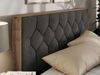 Polsterbett mit Bettkasten LARINO CLASSIC 160 x 200 cm Lattenrost und Gasdruckfedern, stabiles Bettgestell, modernes Design - Dunkelgrau Velvet Bild 4