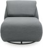 Gartenlounge Relaxsessel 1 Branwen 68x67x88 Outdoorbezug in dunkelgrau Bild 2