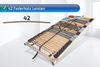 Benninger Bettsysteme Extra stabiler 42 Leisten Lattenrost mit Kopf- und Fußverstellung, 120x200 cm Bild 3