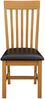 vidaXL Esszimmerstuhl 2 pcs Massivholz Eiche Schwarz 42039163 Bild 3