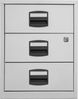 mobiler Beistellschrank PFA, 3 Universalschubladen, Farbe lichtgrau Bild 3