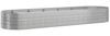 vidaXL Hochbeet Pulverbeschichteter Stahl 510x140x68 cm Silbern 319117 Bild 2