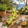 MamboCat Karaffe Vital 5tlg Karaffe Set Karaffe 1L + 4x Trinkgläser 350ml Glas Eistee Bild 3