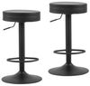 HTI-Living Barhocker Barhocker Schwarz 2er Set Mika (Set, 2 St, 2 Barhocker), Thekenstuhl Tresenhocker Küchenhocker Drehbar Bild 3