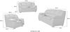 COTTA Polstergarnitur Casino, (Set, 3-tlg), Garnitur: Sessel, 2-Sitzer, 2,5-Sitzer Bild 3