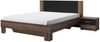 Set Doppelbett Vera 160x200cm mit Nachtkonsolen monastery eiche / schwarz Bild 1