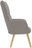 vidaXL Relaxsessel Taupe Stoff 4016773 Bild 4