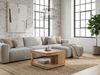 FINEBUY Couchtisch FB116674 Akazie Massivholz 60cm Wohnzimmertisch Beistelltisch Tisch (Quadratisches Designobjekt mit offener Form), Komplett aus massivem Akazienholz gefertigt Bild 2