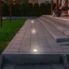 3er Set RGB LED Einbaulampe, Edelstahl, Fernbedienung, L 11 cm Bild 3