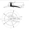 Prima-Online Stuhl Metall Stuhlgestell Schwarz Matt Stabil Basis für Drehstuhl 70x20cm Bild 3
