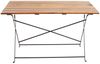 Biergartentisch HWC-J40, Klapptisch Gartentisch, Gastronomie-Qualität Akazie MVG-zertifiziert 120x60cm ~ braun Bild 3