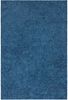 carpet city Shaggy Hochflor Teppich - 100x200 cm - Blau - Langflor Wohnzimmerteppich - Einfarbig Uni Modern - Flauschig-Weiche Teppiche Schlafzimmer Deko Bild 3