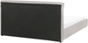 Wasserbett Stoff BAJONNA 160 x 200 cm Hellgrau Bild 5