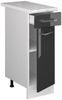 Unterschrank R-Line Anthrazit Hochglanz 30 cm mit Schublade, mit Arbeitsplatte Vicco Bild 5