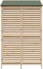 vidaXL Gartenschuppen Natur 106 x 56 x 176,5 cm Massivholz aus Fichte 42033464 Bild 5