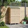 vidaXL Gartenschuppen Natur 106 x 56 x 176,5 cm Massivholz aus Fichte 42033464 Bild 3