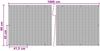 vidaXL Balkonsichtschutz mit Ösen Anthrazit 42032644 Bild 5