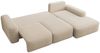 Selsey Ecksofa CARNOS, mit Schlaffunktion, Bettkasten, Chenille-Bezug, Ballkissen Bild 4