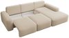Selsey Ecksofa CARNOS, mit Schlaffunktion, Bettkasten, Chenille-Bezug, Ballkissen Bild 3